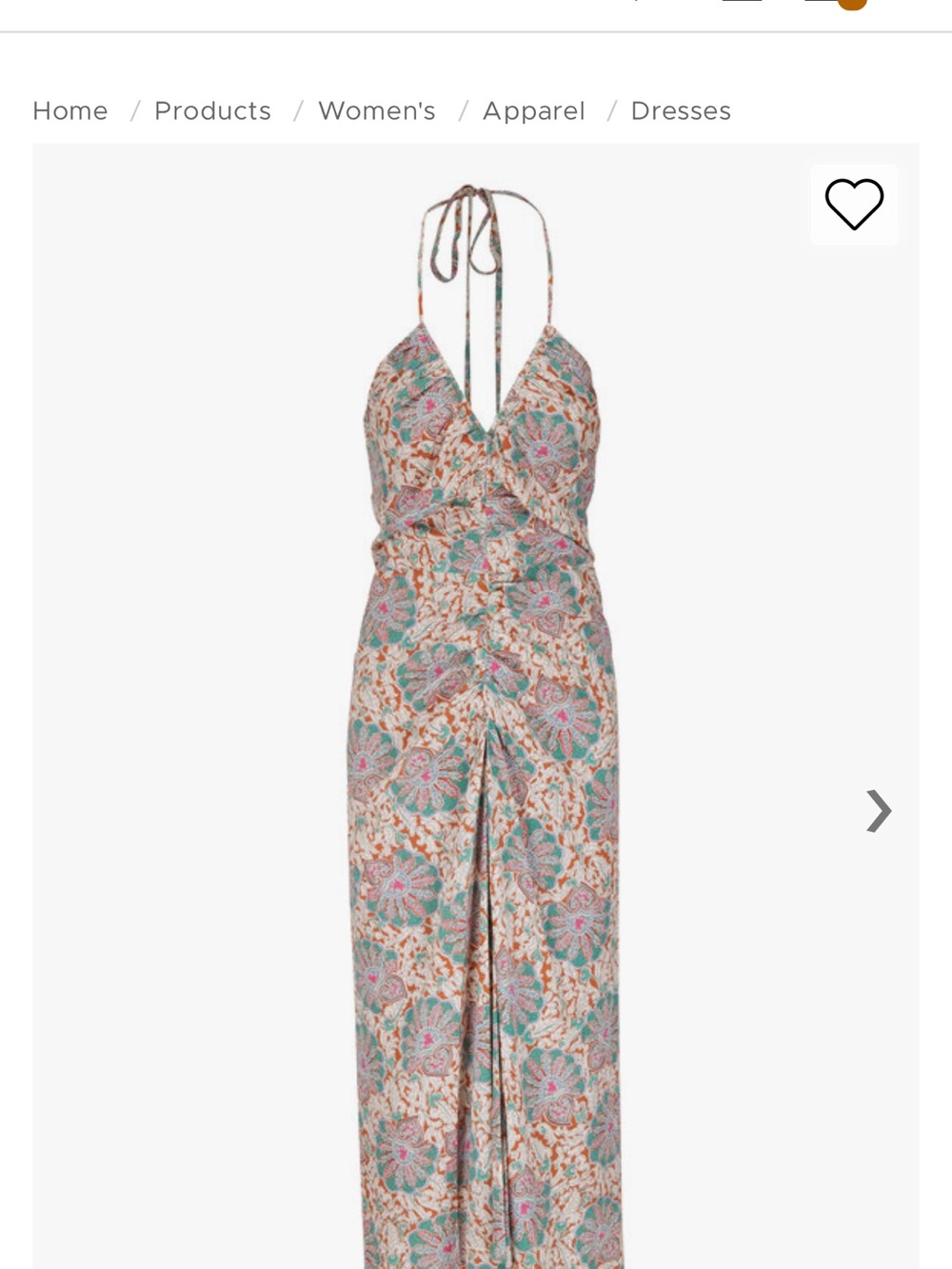 Veronica Beard Floral Maxi Dress with Spaghetti Straps - green brown print - Picture 3 of 5